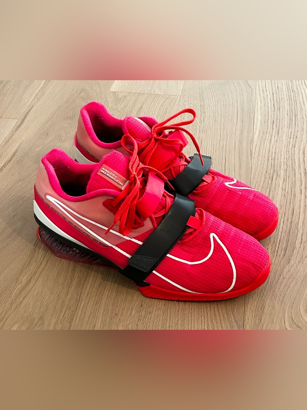 Men’s Nike Romaleos 4 Weightlifting Shoes - Laser Crimson - Size 15 US